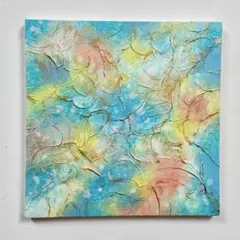 油絵 油彩 抽象画 絵画 現代アート 1点もの アート作品 原画 金箔