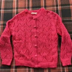 モヘアニットカーディガン古着レトロヴィンテージ乙女ロマン