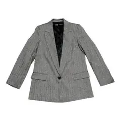 極美品 ZARA グレー テーラードジャケット
