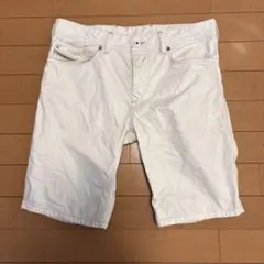 DIESEL ディーゼル KROSHORT ショートパンツ ホワイトデニム 28 - メルカリ