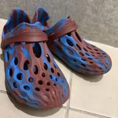 【美品】 MERRELL ハイドロモック ブラウン/ブルー サンダルのサムネイル