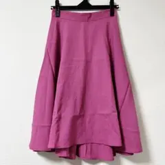 アプワイザーリッシェ フレアスカート 膝下丈 ピンク S スカート