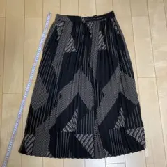 幾何学 ロングスカート