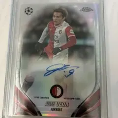 上田綺世 Topps Chrome 直筆サインカード①