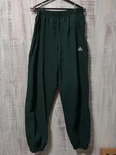 80~90s adidas ダークグリーン　トレフォイル　万国旗タグのサムネイル