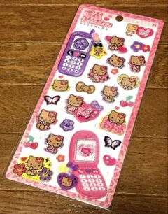 平成はっぴーフォン ステッカー ハローキティ 日焼け ギャル サンリオ 正規品