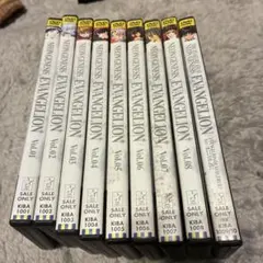 エヴァンゲリオンのテレビ版全8巻と劇場版１巻の合わせて９巻セットです。