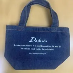 Dakota ダコタ デニム ミニトートバッグ ランチバッグ 非売品のサムネイル