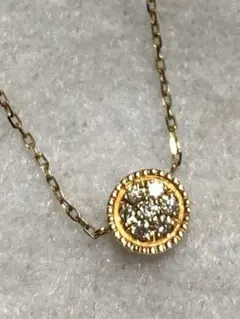 アガット　ダイヤネックレス