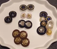 ヴィンテージ装飾ボタン20個まとめ売り