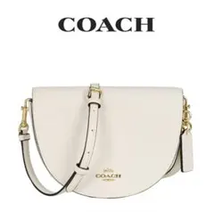 COACH エレンクロスボディ　ホワイトレザー ショルダーバッグ