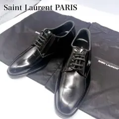 美品　SAINTLAURENT サンローラン ドレスシューズ レースアップ 革靴