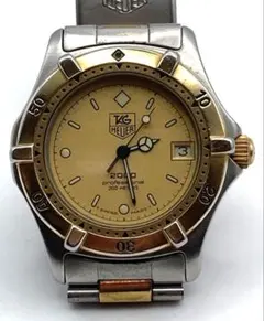 【稼働品】タグホイヤー 2000 964.006 コンビ 純正バンド 電池交換済 稼働品】タグホイヤー 2000 964.006 コンビ 純正バンド 電池交換済