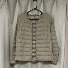 らいおん丸様専用 【ユニクロ】パフテック ジャケット ベージュ レディース XL