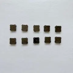 uxcell 10セットの磁気スナップ0.71"金属ファスナー ハンドバッグ