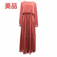 値下げ ロッソ ROSSO アーバンリサーチ ロングワンピース ギャザー