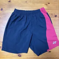 YONEX ハーフパンツ S 黒/赤