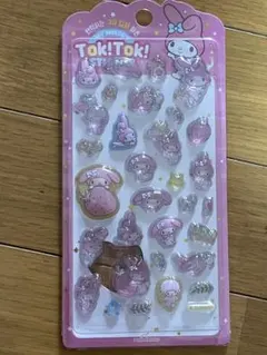 マイメロディ　シール　韓国購入　My Melody 3Dステッカーセット
