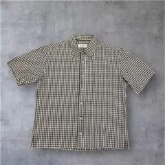 U.P.renoma ギンガムチェック 半袖シャツ