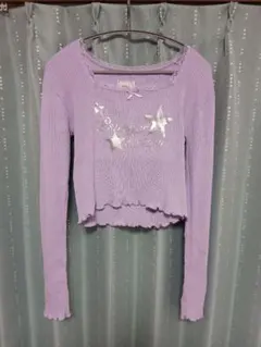 W.W.G ラベンダー 長袖ニット Fサイズ