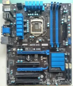 ジャッンクマザーボード MSI ZH77A-G43 IOパネル付き