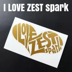 【 I LOVE ZEST Spark】カッティングステッカー
