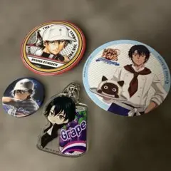 テニスの王子様 越前リョーマ 缶バッジ 4点セット - メルカリ