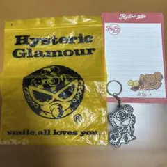 HYSTERIC GLAMOUR キーホルダー メモ帳