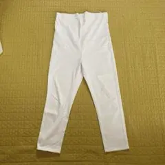 ユニクロ　マタニティ　パンツ　ズボン　ホワイト