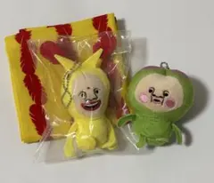 こびとづかんのぬいぐるみ　2点セット　ホトケアカバネのランチクロス付き‼️