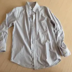 スーパーノンアイロンジャージースリムシャツ/ボタンダウン/ストライプ