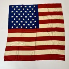 【超希少】ラルフローレン 星条旗 大判スカーフ シルク100 ヴィンテージ