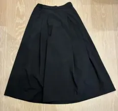 UNIQLO ボリュームタックスカート ブラック S