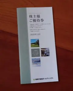 [匿名配送]　東急不動産ホールディングス　株主優待券