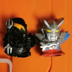 ウルトラマンゼロ　ベリアル　ウルトラマンショップ　指人形　フィギュア　セットのサムネイル