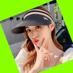 ❤売れ筋❤リボン❤春夏 帽子❤サンバイザー❤レディース❤日焼け防止❤UVカット