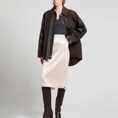 FENDI 23SS O'Lock オーロック サテン ペンシル スカート