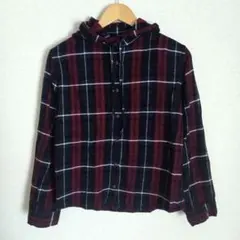 チェックシャツ　長袖　レディース