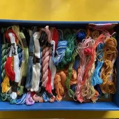 刺繍糸セット 多色 収納ボックス入り
