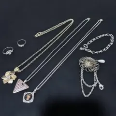 アクセサリー レディース ネックレス リング まとめて売る 10点セット