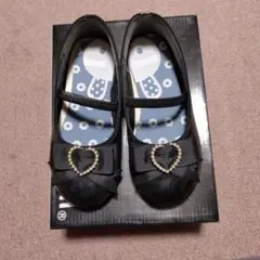 黒のフォーマルシューズ 19.0cm