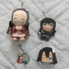 鬼滅の刃 ぬいぐるみキーホルダー4体セット