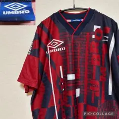 HUF × UMBRO コラボ 長袖フットボールシャツ 赤 M - メルカリ