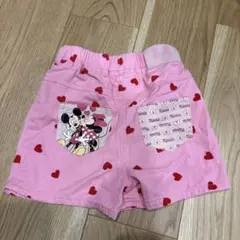 【美品】LITTC ディズニー　ミニー　キッズ　ショートパンツ　短パン　リトシー