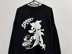 ミニーマウス　ミニーちゃん　スウェット　トレーナー　裏起毛　畜光　 スプーキー