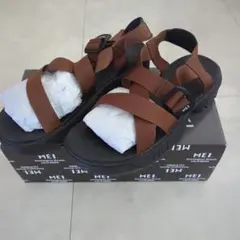 MEI リサイクルナイロンテープサンダル　ブラウンのサムネイル