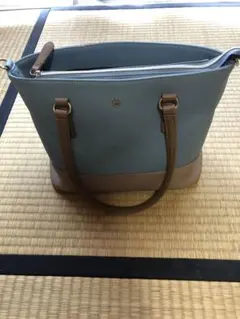 《美品》トートバッグ　ブルー　未使用に近い