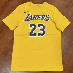 【Lakers】NIKE #23レブロンジェームズ Tシャツ イエロー