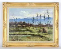 上野山清貢、「鶴」、希少な画集より、新品高級額・額装付、状態良好