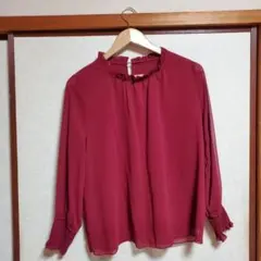 レディース　袖シースルートップス　セット